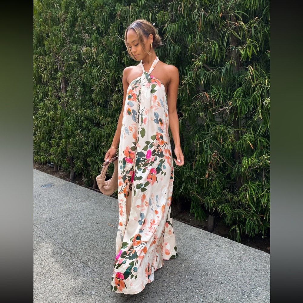 STITCH & FEATHER Floral Maxi Dress